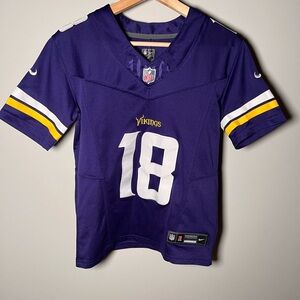 Justin Jefferson Minnesota Vikings Engineered Jersey Youth Medium
